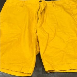 Goodfellow & Co Yellow Flat Front Shorts